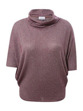 NO 11 LOS ANGELES Women's Cowl Neck Dolman Sleeve Top Size 1X In Wine